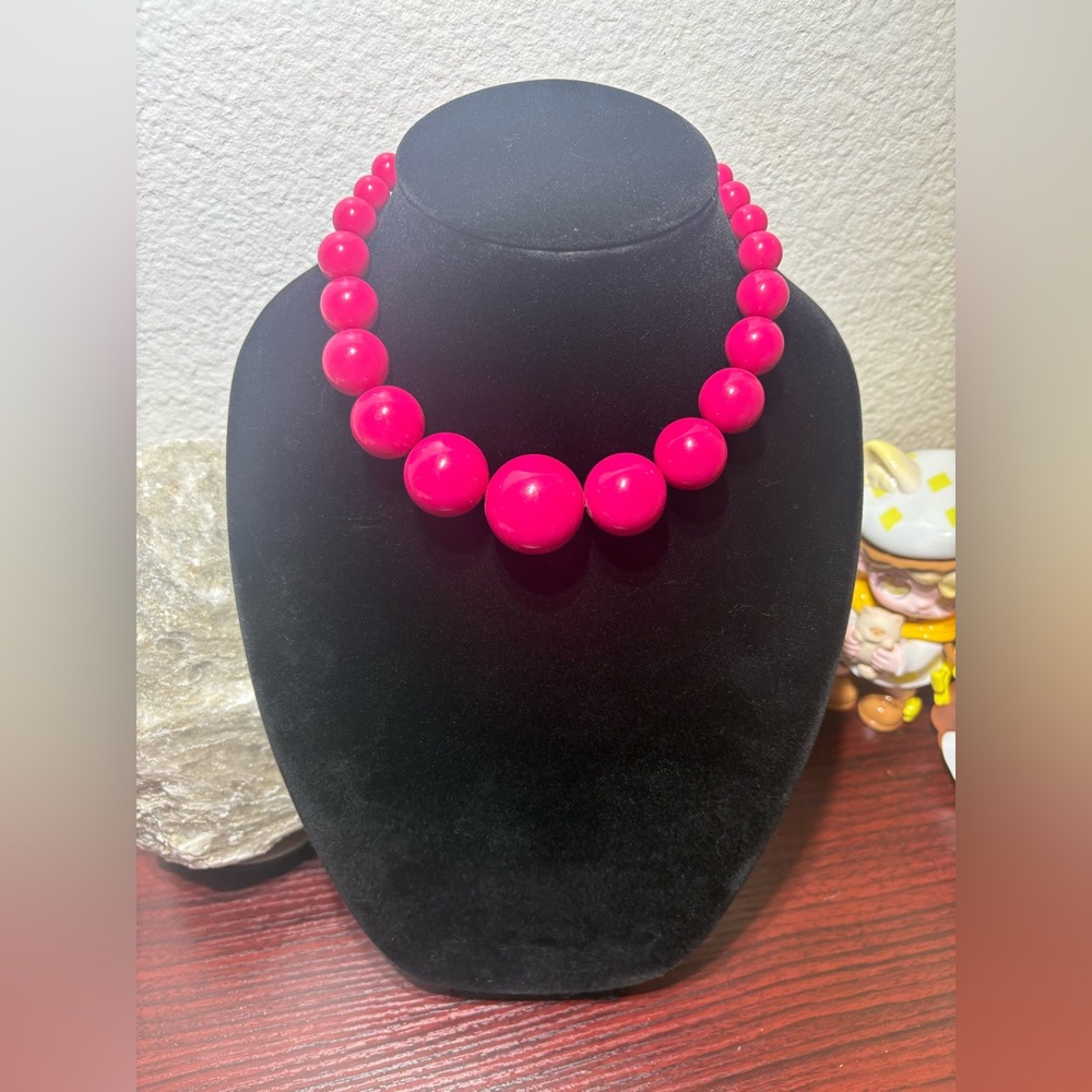 Chunky Acrylic Bubblegum Bead Necklaces